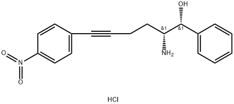 (1R,2R)-2-amino-6-(4-nitrofenil)-1-fenilheks-5-in-1-olhidroklorid