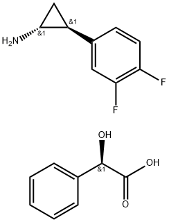(1R,2S)-2-(3,4-Difluorofenil)siklopropanamin (2R)-Hidroksi(fenil)etanat