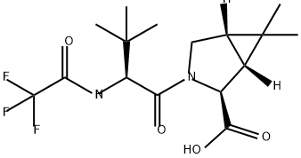 (1R,2S,5S)-3-((S)-3,3-dimetil-2-(2,2,2-trifloroasetamido)butanoil)-6,6-dimetil-3-azabisiklo[3.1.0]heksan -2-karboksilik turşu