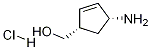(1S,4R)-(4-Aminosiklopent-2-enil)metanol hidroxlorid