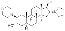 (2b,3a,5a,16b,17b)-2-(4-Morfolinil)-16-(1-pirrolidinil)androstan-3,17-diol
