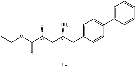 (2R,4S)-4-Amino-5-(bifenil-4-il)-2-metilpentanoik turşu etil ester hidroxlorid