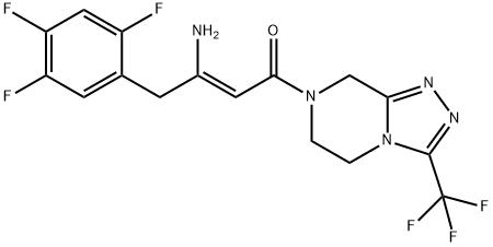 (2Z)-4-Oxo-4-[3-(triflorometil)-5,6-dihidro-[1,2,4]triazolo[4,3-a]pirazin-7(8H)-il]-1- (2,4,5-triflorofenil)but-2-en-2-amin