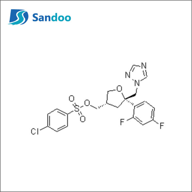 (3S-Cis)-4-Xlorbenzensulfonik turşu [5-(2,4-Difluorofenil)Tetrahidro-5-(1H-1,2,4-Triazol-1-İlmetil)-3-Furanil]metil Ester