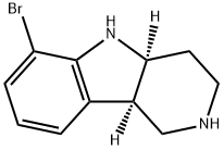 (4aS,9bR)-6-bromo-2,3,4,4a,5,9b-heksahidro-1H-pirido[4,3-b]indol