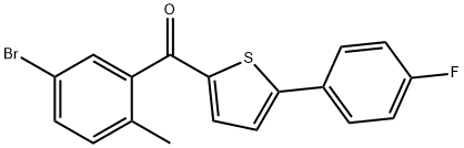 (5-broMo-2-Metilfenil)(5-(4-fluorofenil)tiofen-2-il)Metanon
