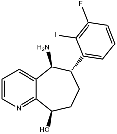 (5S,6S,9R)-5-amino-6-(2,3-difluorofenil)-6,7,8,9-tetrahidro-5H-siklohepta[b]piridin-9-ol