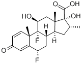 (6a,11b,16a,17a)-6,9-Difluoro-11,17-dihidroksi-16-metil-3-oksoandrosta-1,4-dien-17-karboksilik turşu