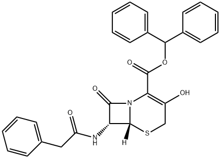 (6R,7R)-3-Hidroksi-8-okso-7-[(fenilasetil)amino]-5-tia-1-azabisiklo[4.2.0]okt-2-ene-2-karboksilik turşusu difenilmetil efiri