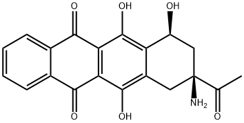 (7S,9S)-9-Asetil-9-amino-7,8,9,10-tetrahidro-6,7,11-trihidroksi-5,12-naftasenedion
