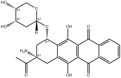 (7S-cis)-9-Asetil-9-amino-7-[(2-deoksi-alfa-D-eritro-pentopiranosil)oksi]-7,8,9,10-tetrahidro-6,11-dihidroksi-5 ,12-naftasenedion