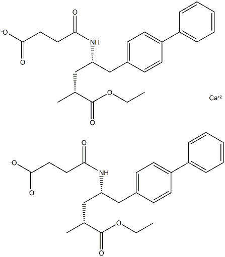 (alfaR,qammaS)-qamma-[(3-Karboksi-1-bifenil]-4-pentanoik turşu 4-etil esteroksopropil)amino]-alfa-metil-[1,1'-kalsium duzu