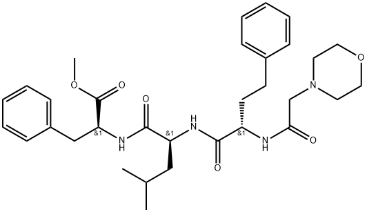 (alfaS)-alfa-[[2-(4-Morfolinil)asetil]amino]benzenbutanoil-L-leucyl-L-fenilalanin metil efiri
