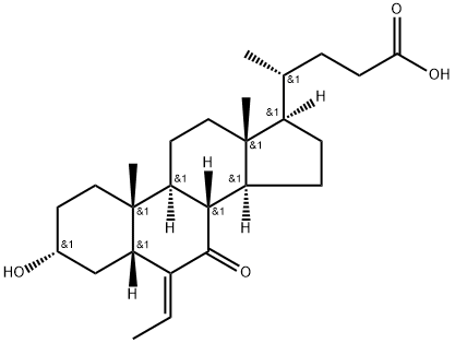 (E) -3α-hidroksi-6-etiliden-7-keto-5β-xolan-24-oik turşusu