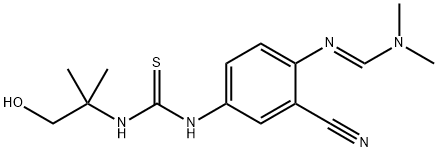 (E) -N'-(2-siyano-4-(3-(1-hidroksi-2-metilpropan-2-il)tiuureido)fenil)-N,N-dimetilformimidamid