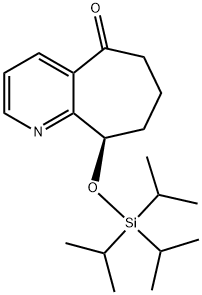(R)-9-((triizopropilsilil)oksi)-6,7,8,9-tetrahidro-5H-siklohepta[b]piridin-5-onehidroklorid