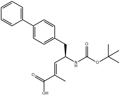 (R,E)-5-((1,1'-Bifenil)-4-il)-4-((tert-butoksikarbonil)amino)-2-metilpent-2-enoik turşu