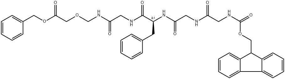 (S)-benzil 11-benzil-1-(9H-fluoren-9-il)-3,6,9,12,15-pentaokso-2,18-dioksa-4,7,10,13,16-pentaazaikosan -20 yulaf