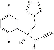 (αS,βR)-β-(2,5-Difluorofenil)-β-hidroksi-α-Metil-1H-1,2,4-triazol-1-butanenitril
