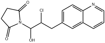 1-[2-Xloro-1-hidroksi-3-(6-xinolinil)propil]-2,5-pirolidindion
