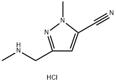 1-metil-3-((metilamino)metil)-1H-pirazol-5-karbonitrilhidroklorid