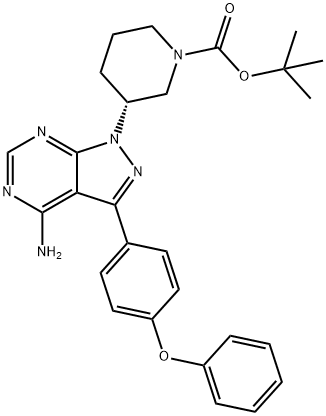 1-Piperidinkarboksilik turşu, 3-[4-aMino-3-(4-fenoksifenil)-1H-pirazolo[3,4-d]pirMidin-1-il]-, 1,1-diMetiletil ester, (3R)