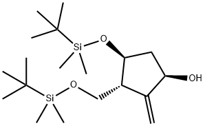 1R(3R,4S)-4-(tert-butildimetilsililoksi)-3-￡¨￡¨tert-butildimetilsililoksi)metil)-2-metilensiklopentanol