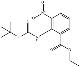 2-[1.1-dimetil etil etoksi karbonil]amino-3-nitrobenzoy turşusu etil efiri