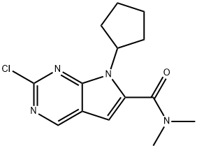 2-Xloro-7-siklopentil-N,N-dimetil-H-pirolo[2,3-d]pirimidin-6-karboksamid