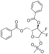2-Deoksi-2,2-difloro-D-ribofuranoza-3,5-dibenzoat-1-metansülfonat