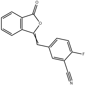 2-Ftor-5-[(3-okso-1(3H)-izobenzofuranilid)metil]-benzonitril