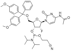 2'-Fluoro-N4-asetil-5'-O-(4,4'-dimetoksitritil)-2'-Deoksisitidin-3'-CE-Fosforamidit