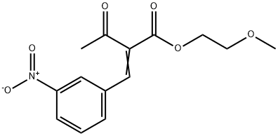 2-metoksietil 2-[(3-nitrofenil)metilen]asetoasetat