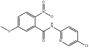 2-nitro-N-(5-xloro-piridin-2-il)-5-metoksi-benzamid