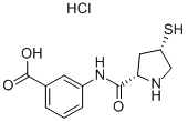 3-[(2S,4S)-4-merkaptopirrolidin-2-karboksamido]benzoy turşusu hidroxlorid