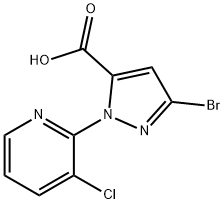 3-BroMo-1-(3-xloropiridin-2-il)-1H-pirazol-5-karboksilik turşu