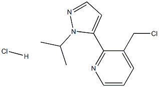 3-(xlorometil)-2-(1-izopropil-1H-pirazol-5-il)piridin hidroxlorid