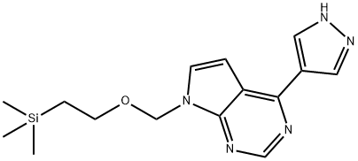 4-(1H-PİRAZOL-4-YL)-7-((2-(trimetilsilil)etoksi)MEtil)-7H-PİRROLO[2,3-D]pirimidin