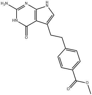 4-[2-(2-Amino-4,7-dihidro-4-okso-1H-pirolo[2,3-d]pirimidin-5-il)etil]benzoy turşusu metil efiri