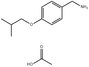 4-(2-Metilpropoksi)benzenemetanamin asetat (1:1)