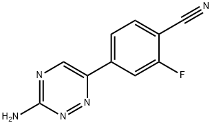 4-(3-AMİNO-1,2,4-TRIAZIN-6-YL)-2-FLUOROBENZONİTRİL