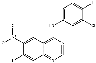 4-Quinazolinamin, N-(3-xloro-4-fluorofenil)-7-fluoro-6-nitro-