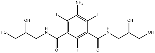 5-amino-N,N'-bis(2,3-dihidroksipropil)-2,4,6-triiodo-1,3-benzendikarboksamid