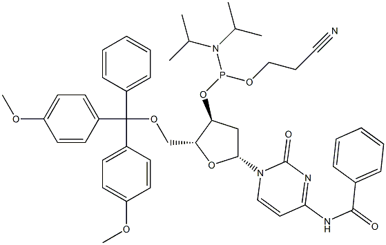 5'-O-DMT-N4-Benzoyl-2'-deoksisitidin 3'-CE fosforamidit