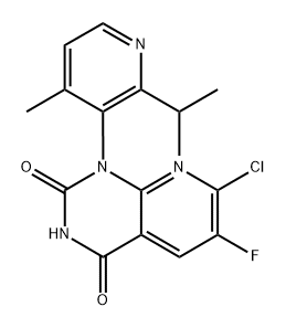 7-xloro-6-fluoro-(1M)-1-[4-metil-2-(propan-2-il)piridin-3-il]pirido[2,3-d]pirimidin-2,4(1H, 3H)-dion