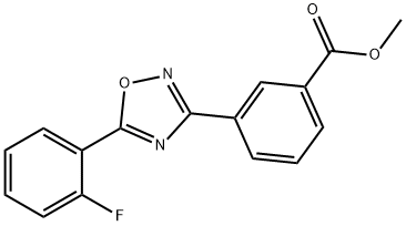benzoy turşusu, 3-[5-(2-fluorofenil)-1,2,4-oksadiazol-3-il]-, metil efiri