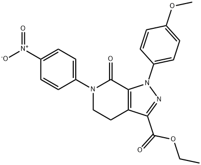etil 1-(4-metoksifenil)-6-(4-nitrofenil)-7-okso-4,5,6,7-tetrahidro-1H-pirazolo[3,4-c]piridin-3-karboksilat