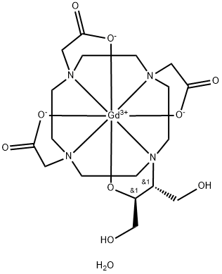 Qadolinium, [10-[2-(hidroksi-kO)-3-hidroksi-1-(hidroksimetil)propil]-1,4,7,10-tetraazasiklododekan-1, 4,7-triasetato(3-)-kN1,kN4,kN7,kN10,kO1,kO4,kO7]-,monohidrat,[SA-8-1425362'5'-(R*,S*)]- (9CI)