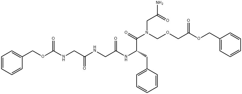 Glisinamid, N-[(fenilmetoksi)karbonil]glisilqlisil-L-fenillanil-N-[[2-(fenilmetoksi)-2-oksoetoksi]metil]-