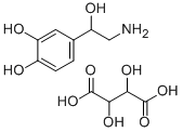 L-4-(2-amino-1-hidroksietil)-1,2-benzendiol bitartrat